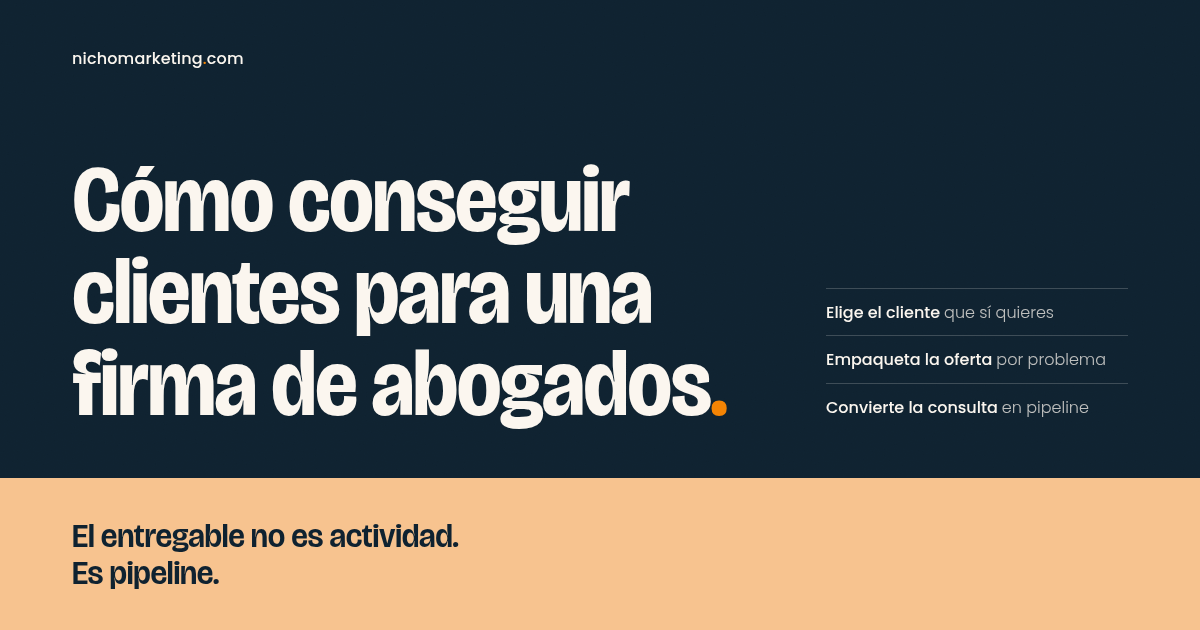 Portada del artículo «Cómo conseguir clientes para una firma de abogados»