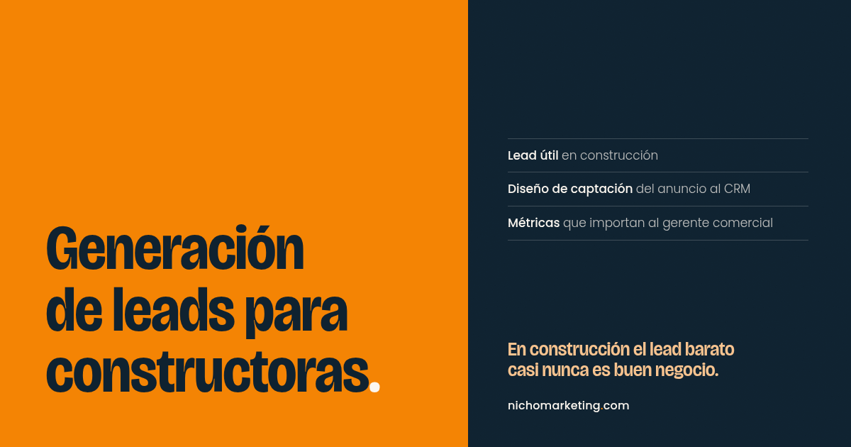 Portada del artículo «Generación de leads para constructoras»
